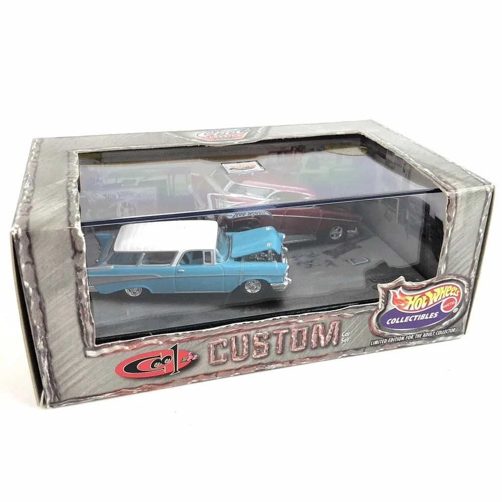Hot Wheels Cool n Custom Cool Classics Series 3 57 1957 Chevy Nomad Diecast 1/64